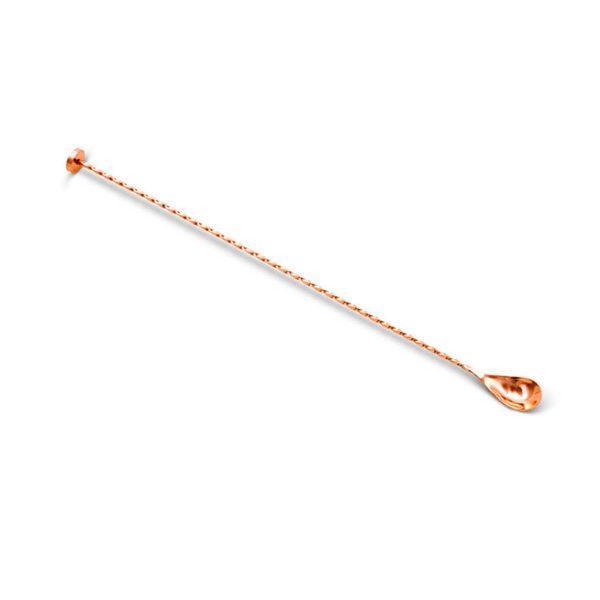 Copper Muddling Bar Spoon (40 cm / 16 in) - Full Spoon