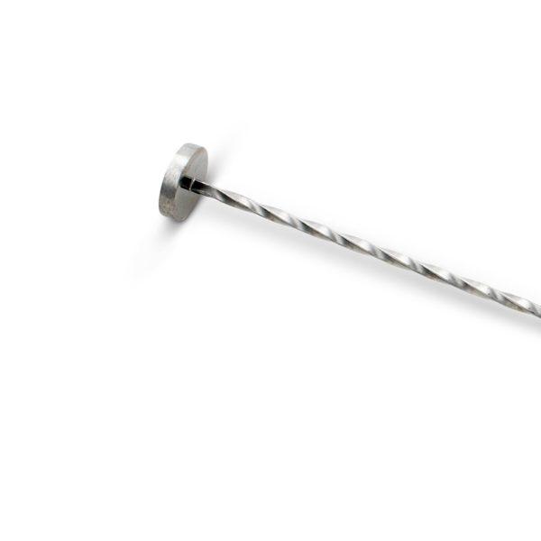 Stainless Steel Muddling Bar Spoon (30 cm / 12 in) - Muddler End