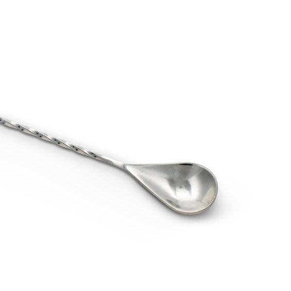 Stainless Steel Muddling Bar Spoon (30 cm / 12 in) - Spoon End