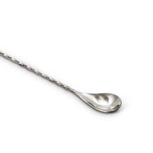 Stainless Steel Muddling Bar Spoon (40 cm / 16 in) - Spoon End
