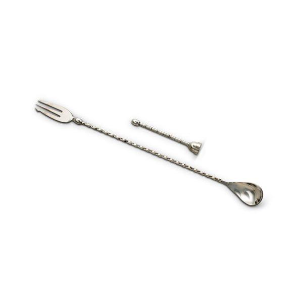 Stainless Steel Switch Tail Bar Spoon (Muddler / Trident)