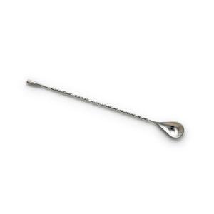 Stainless Steel Teardrop Bar Spoon (30 cm / 12 in) - Full Spoon