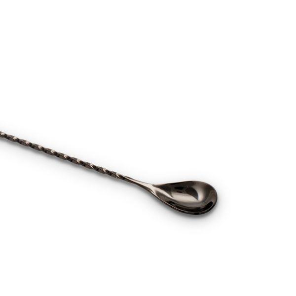 Trident Bar Spoon (30 cm / 12 in) Gun Metal Black - Spoon End