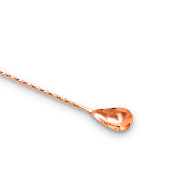 Trident Bar Spoon (40 cm / 16 in) Copper Plated Plated Spoon End
