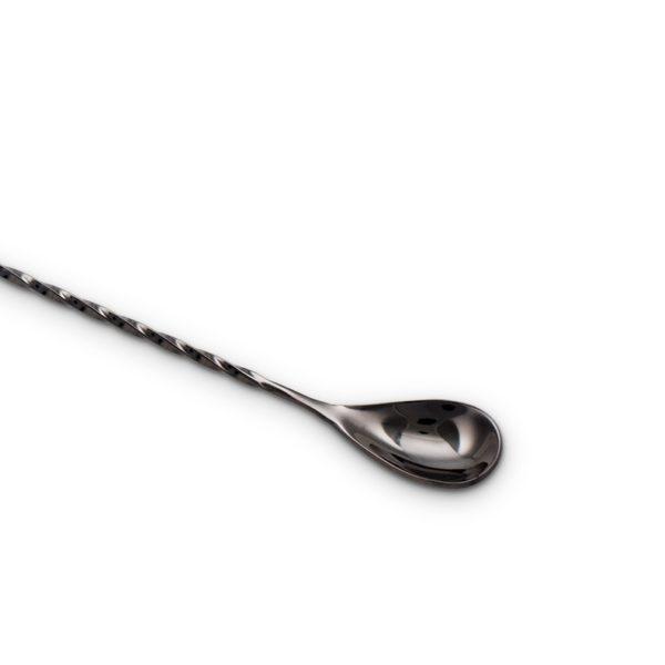Trident Bar Spoon (40 cm / 16 in) Gun Metal Black Plated Spoon End