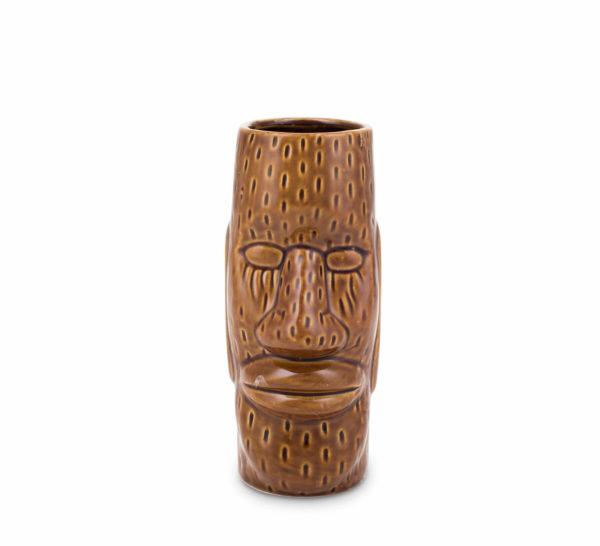 Ku Easter Island Head Ceramic Tiki Mug (450 ml) Fifth & Vermouth Front View