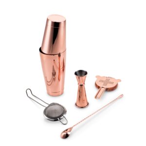 Copper Plated Shaken Cocktail Set Fifth & Vermouth