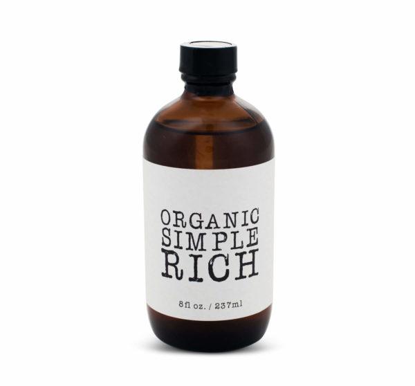 Organic Rich Simple Syrup Natural Cane Sugar