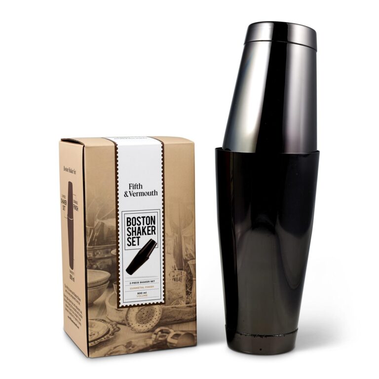 Boston Shaker Set Gun Metal Black Shaker Sets Fifth & Vermouth