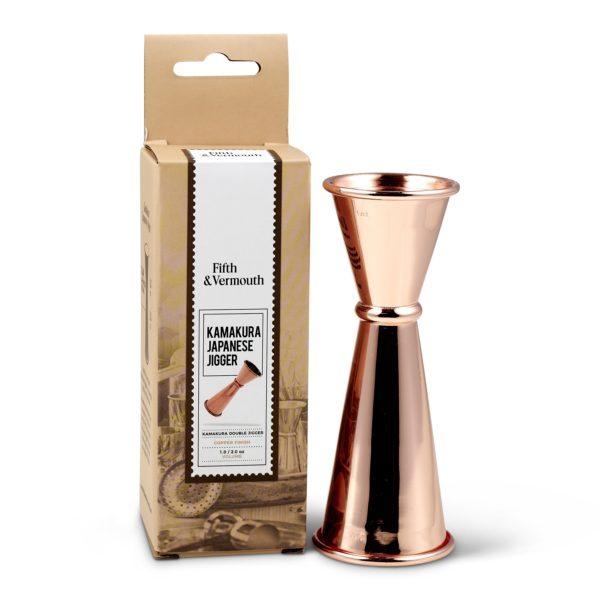 Kamakura Japanese Double Jigger Copper with Package - Fifth & Vermouth