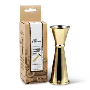 Kamakura Japanese Double Jigger Gold with Package - Fifth & Vermouth