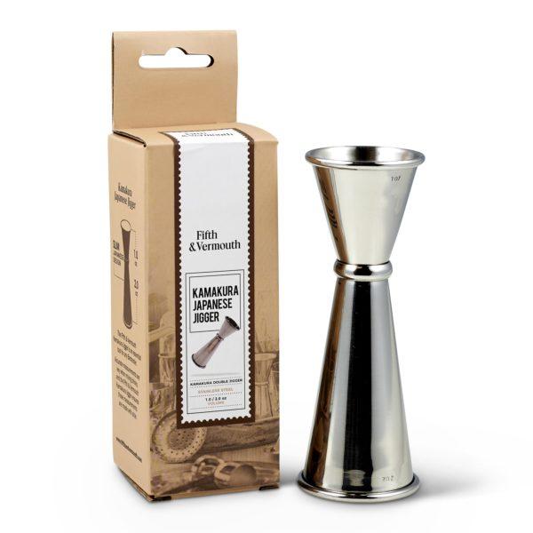 Kamakura Japanese Double Jigger Stainless Steel with Package - Fifth & Vermouth