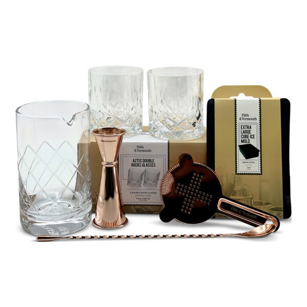 Negroni Set Layout - Copper