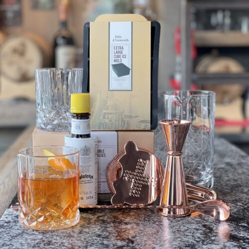 Old Fashioned Set Layout - Bartop - Copper